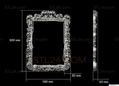 Mirrors and frames (RM_0842) 3D models for cnc